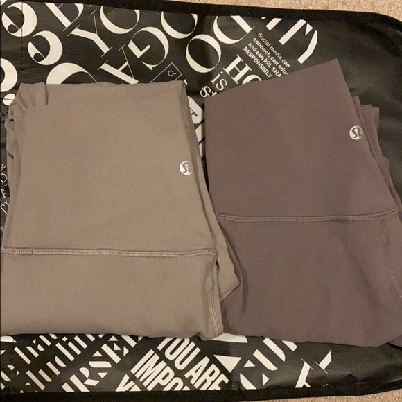 Lululemon Align Dark Chrome/Lunar Rock Comparison - Picture 5 of 8